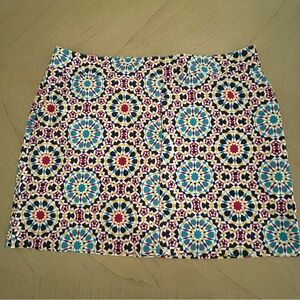 IZOD Golf & Pickleball Skort Skirt | Size 18 | Abstract Geometric Print